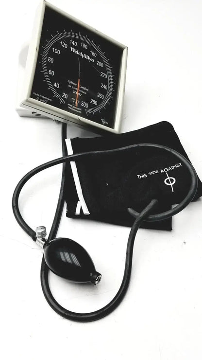 Welch Allyn Tycos Jewel Movement Laser Engraved BP Monitor and Cuff Blood Pressure Monitor, second-hand product photo 1