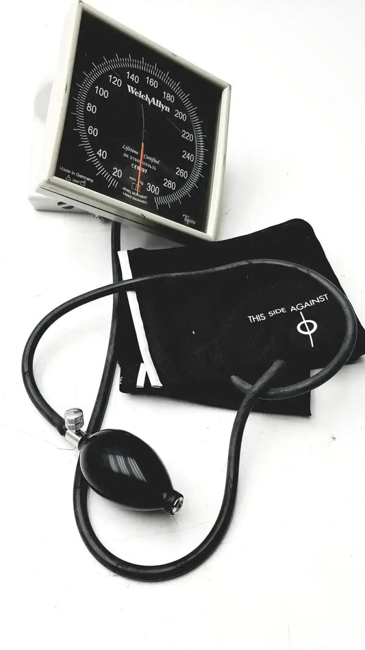 Welch Allyn Tycos Jewel Movement Laser Engraved BP Monitor and Cuff Blood Pressure Monitor, second-hand product photo 1