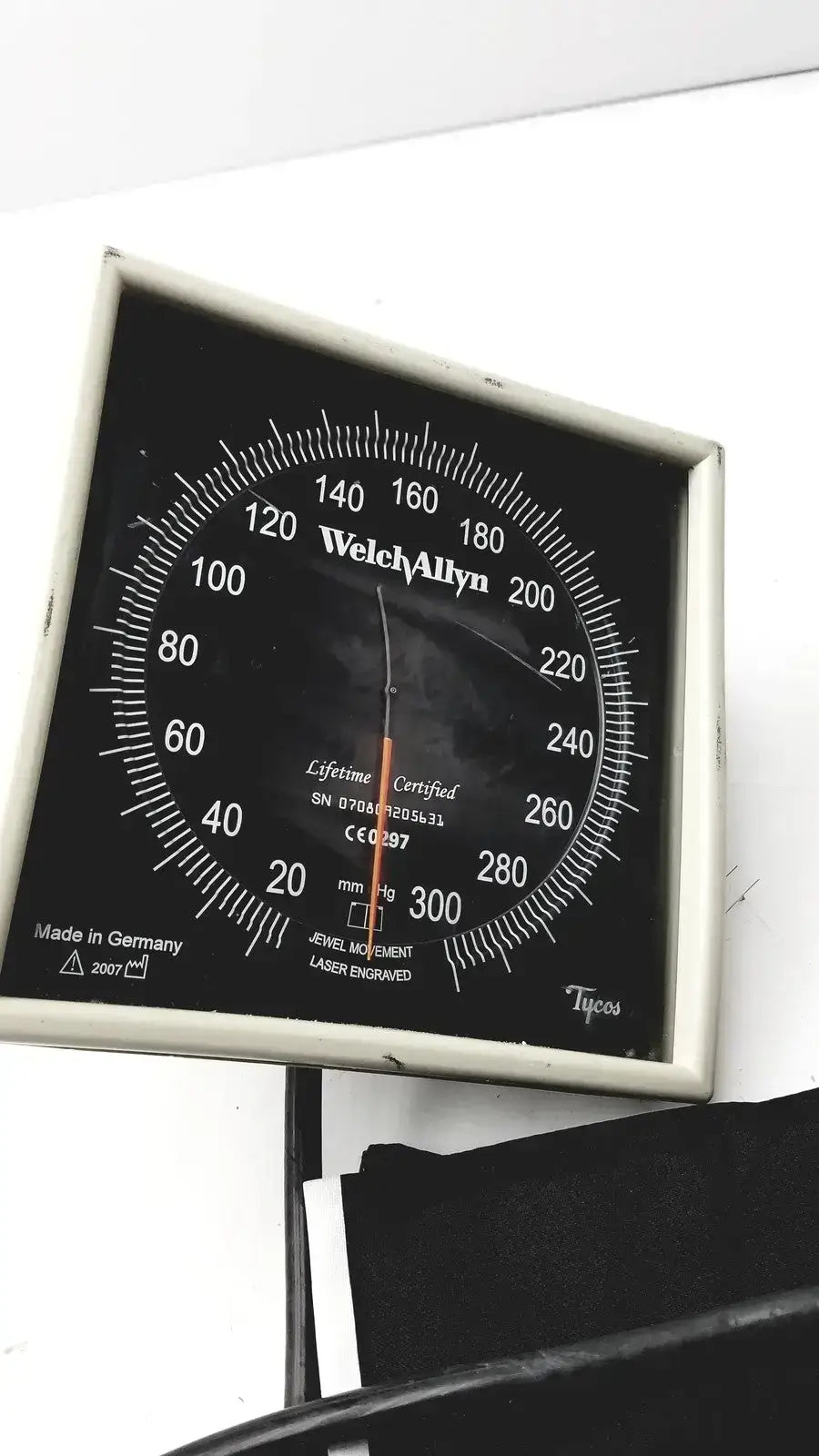 Welch Allyn Tycos Jewel Movement Laser Engraved BP Monitor and Cuff Blood Pressure Monitor, second-hand product photo 4