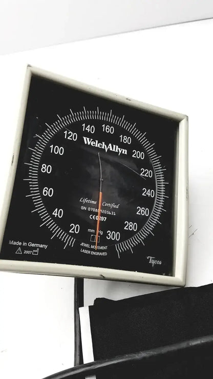 Welch Allyn Tycos Jewel Movement Laser Engraved BP Monitor and Cuff Blood Pressure Monitor, second-hand product photo 4