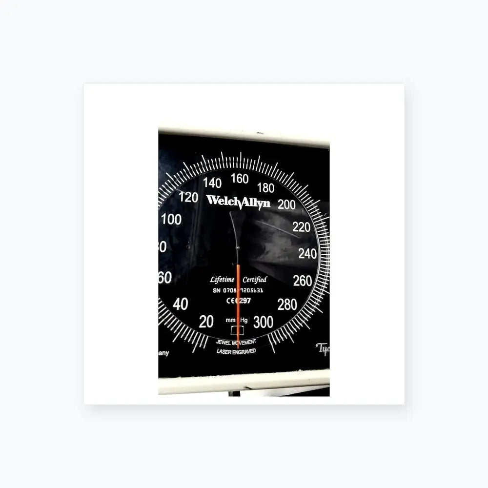 Welch Allyn Tycos Jewel Movement Laser Engraved BP Monitor and Cuff Blood Pressure Monitor, second-hand product photo 7