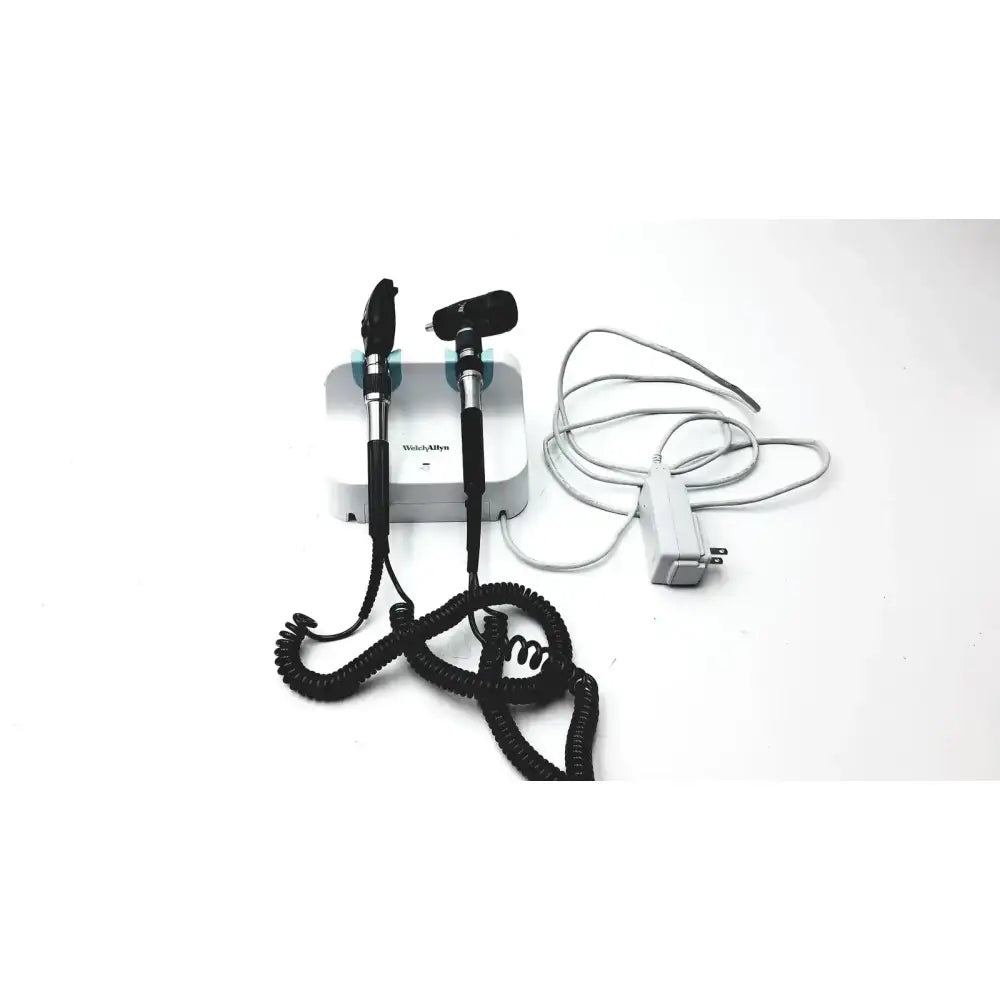 Welch Allyn Wall Transformer Ophthalmoscope & MacroView Otoscope 23810, 11720 Diagnostic Set, second-hand product photo 1