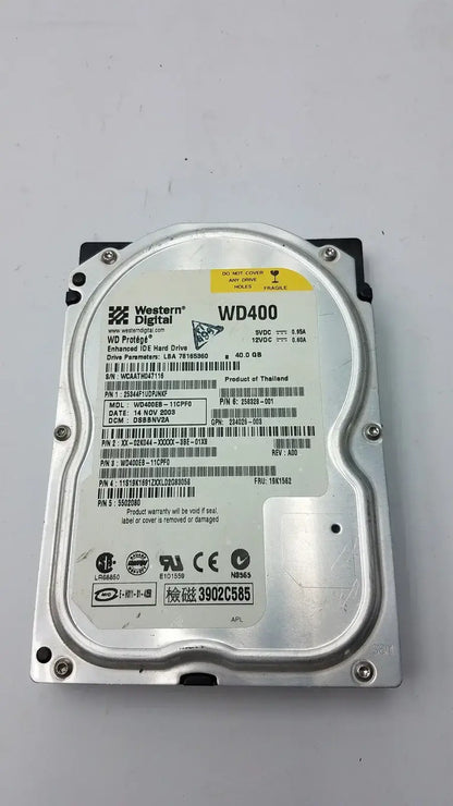 Western Digital WD400EB-00ENA0 40GB IDE Hard Drive – 3.5" Desktop HDD Internal Hard Disk Drive, second-hand product photo 7