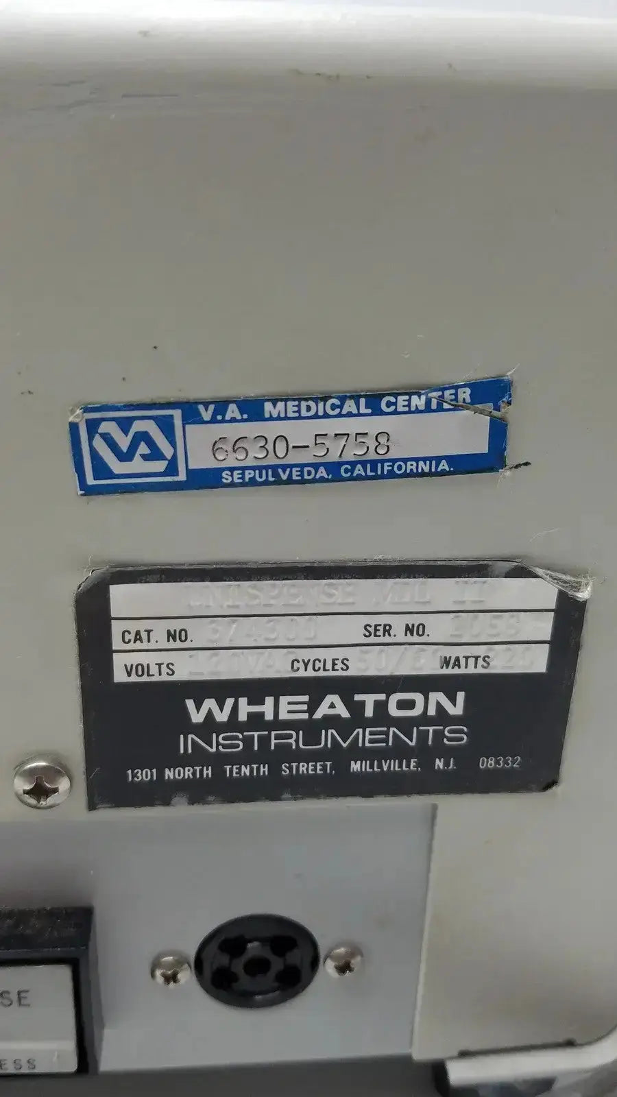 Wheaton Unispense II Dose Counter Cat No. 374300 Laboratory Equipment Part, second-hand product photo 8