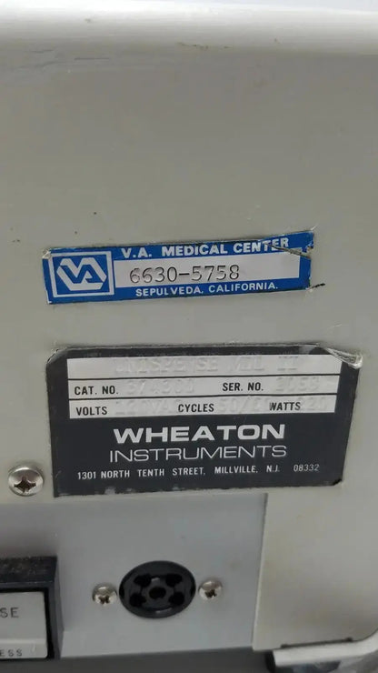 Wheaton Unispense II Dose Counter Cat No. 374300 Laboratory Equipment Part, second-hand product photo 8