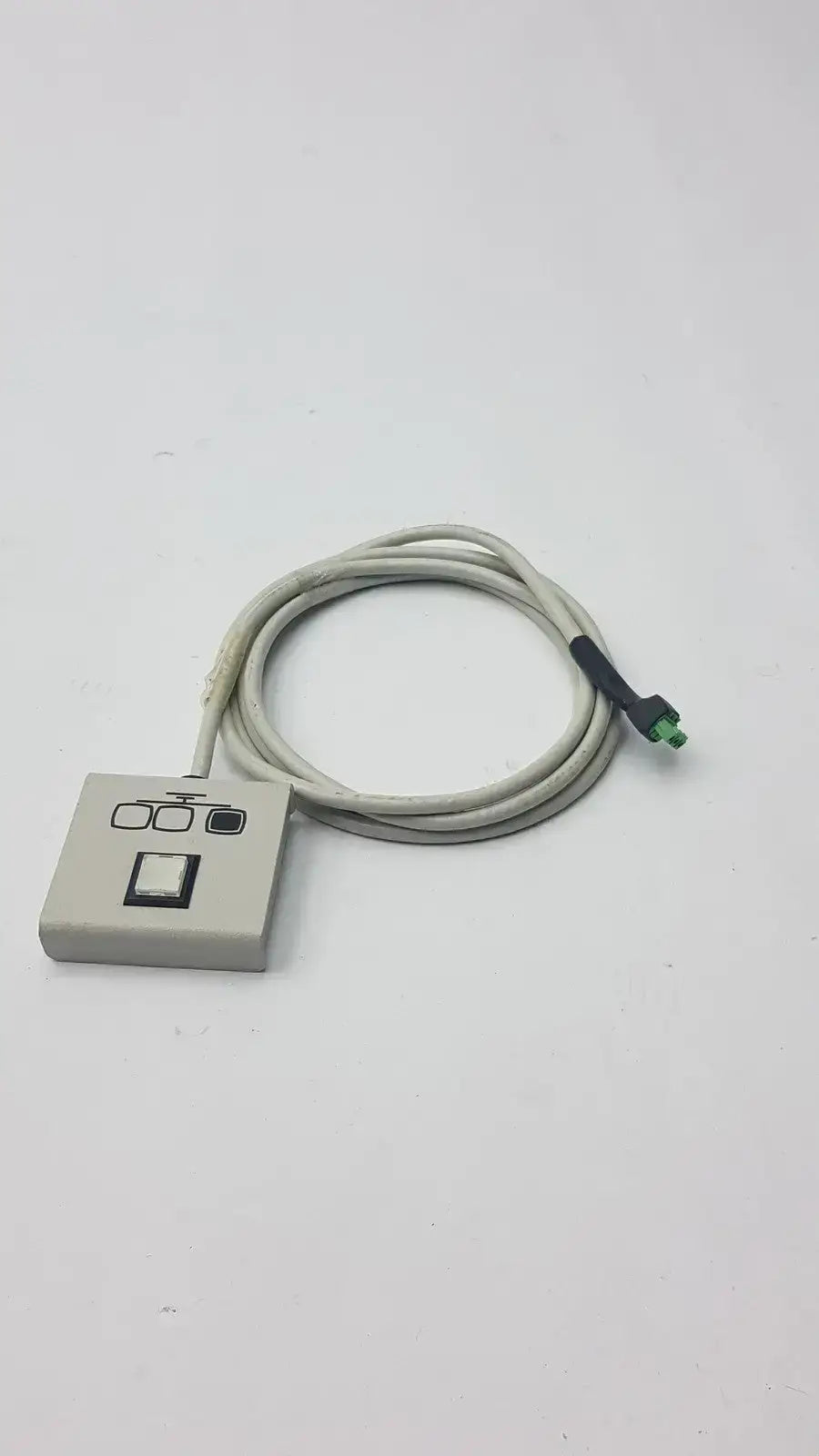 Unbranded White Switch With Green Lead 27-438-01 Rev A Electrical Switch Component, second-hand product photo 1
