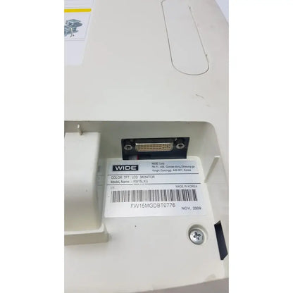 Wide Color TFT LCD Monitor Model No FW15LXG LCD Monitor, second-hand product photo 8