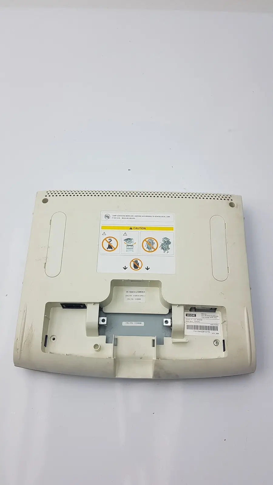 Wide Color TFT LCD Monitor Model No FW15LXG LCD Monitor, second-hand product photo 9