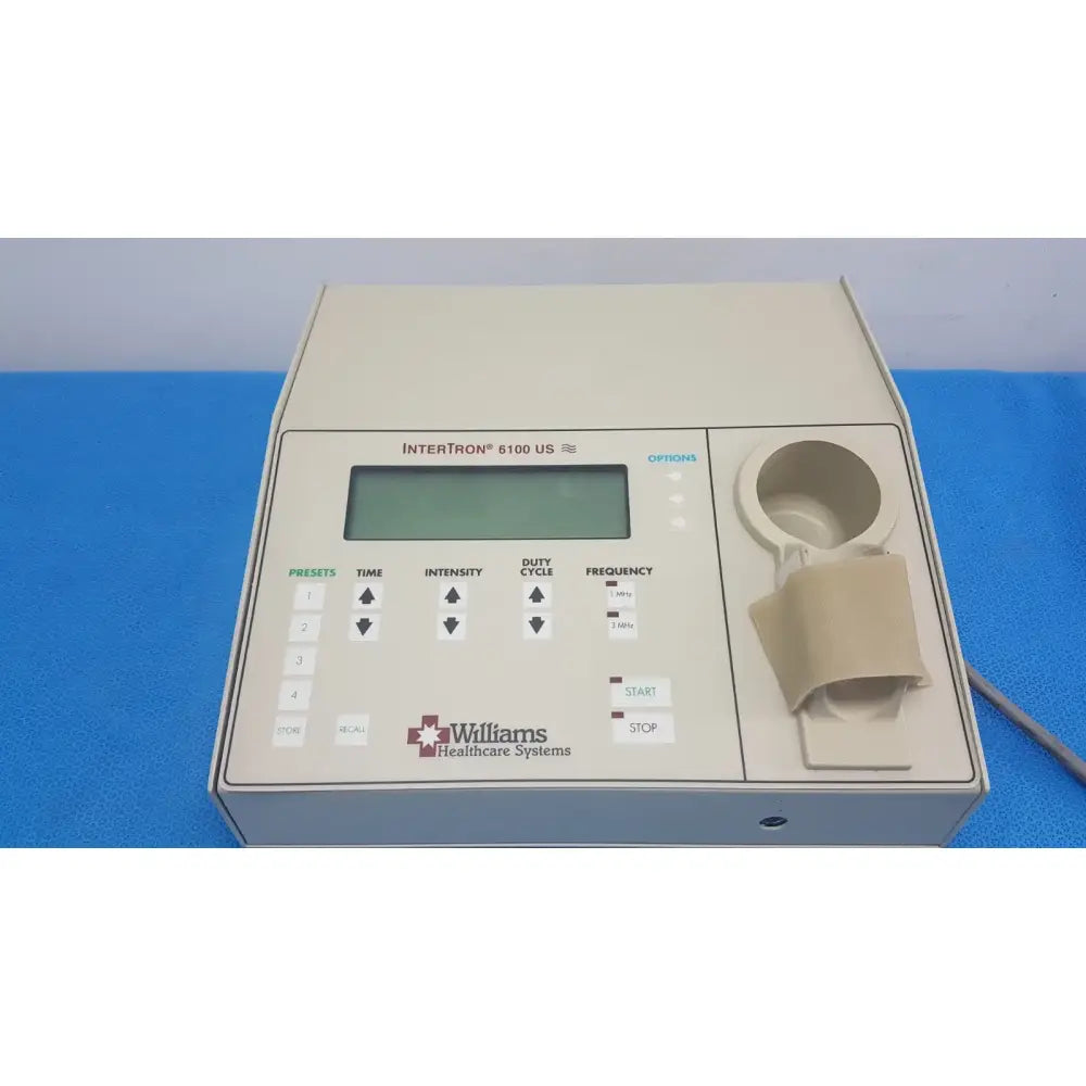 Reuse Medical Williams 6100 Ultrasound Therapeutic Device – Clinical Physical Therapy Machine Ultrasound Therapy Units, second-hand product photo 1