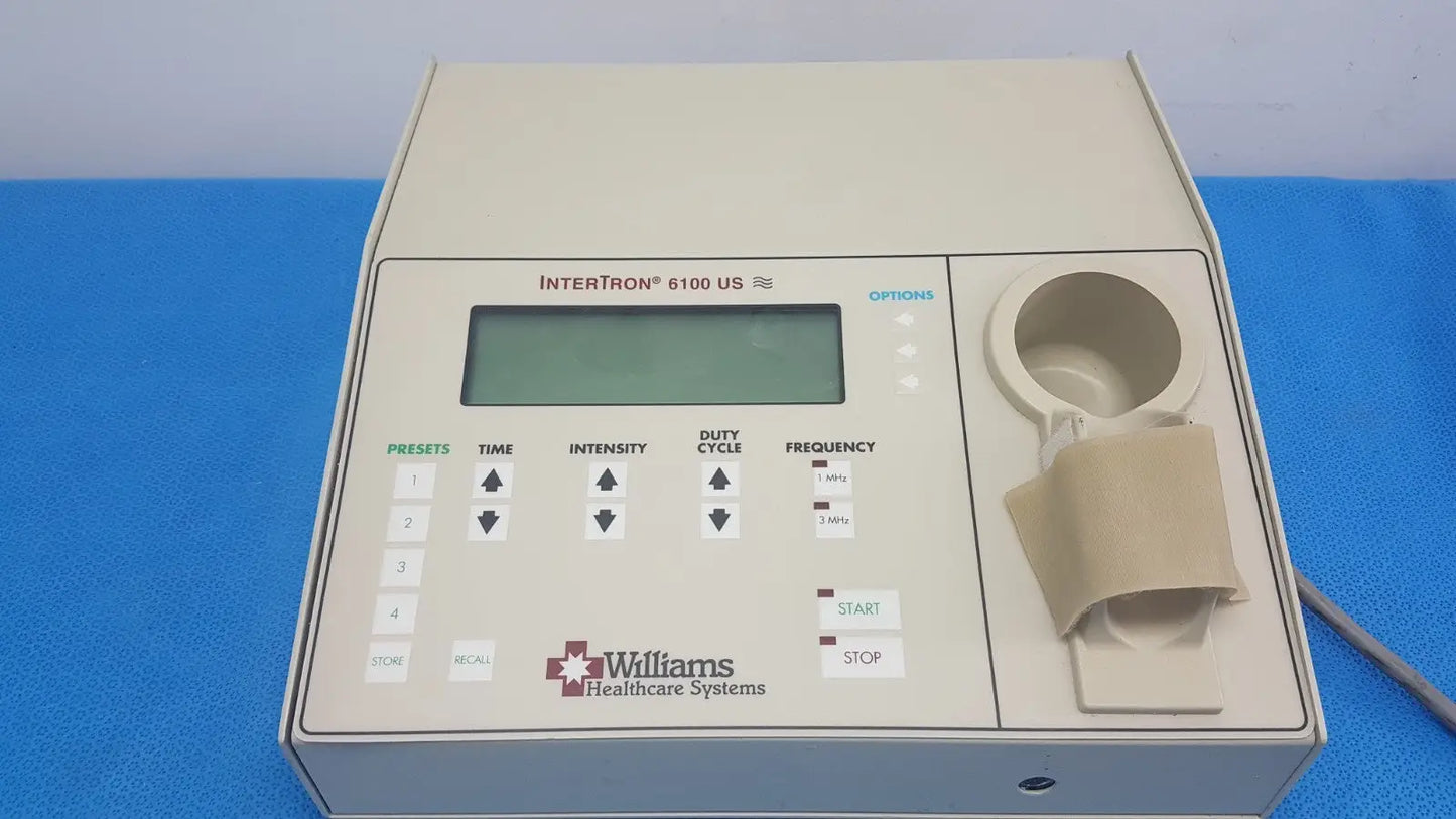 Reuse Medical Williams 6100 Ultrasound Therapeutic Device – Clinical Physical Therapy Machine Ultrasound Therapy Units, second-hand product photo 1