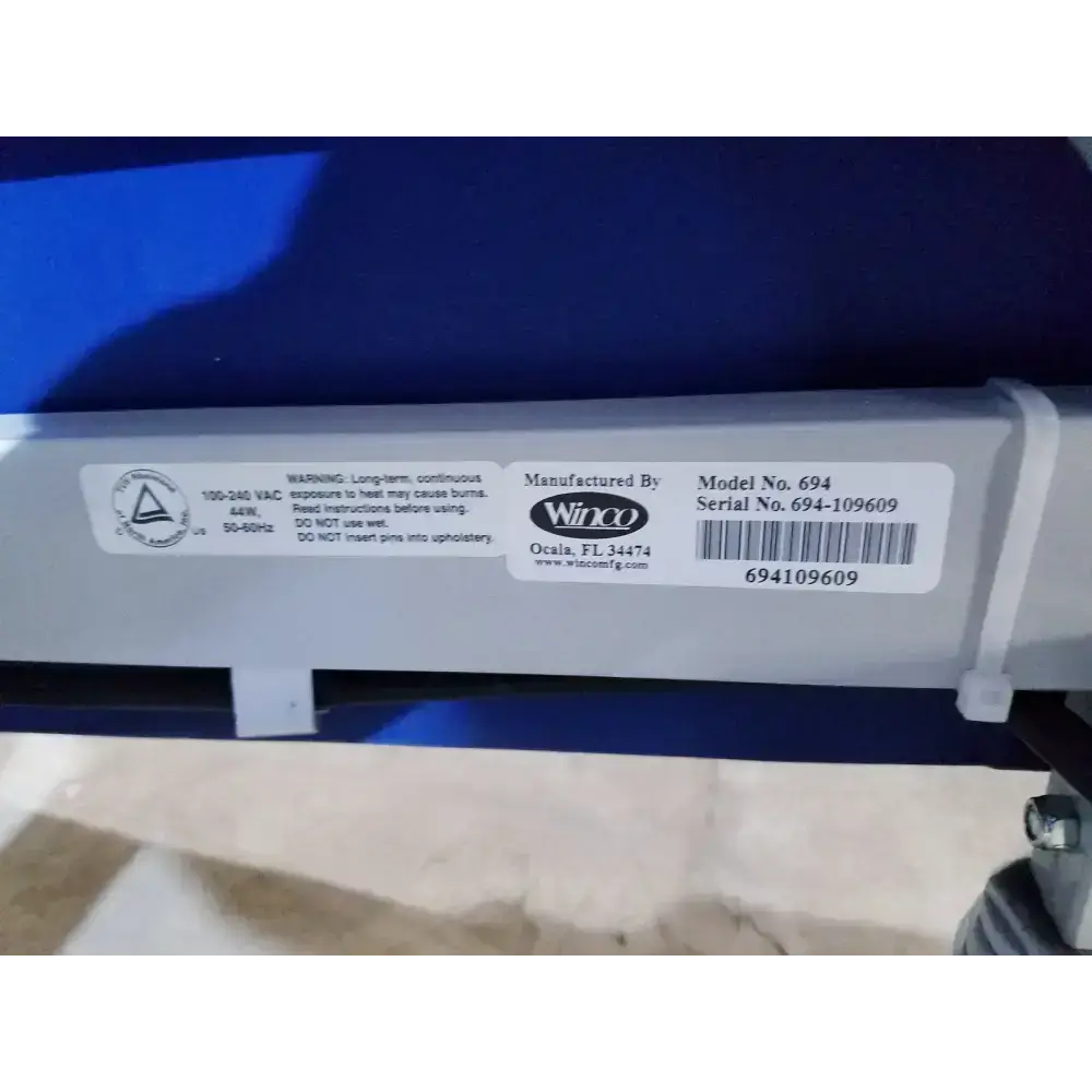 Winco 694 Care Recliner Dialysis chair +Back Massager Vibrate +Side Trays Patient Recliner Chair, second-hand product photo 10
