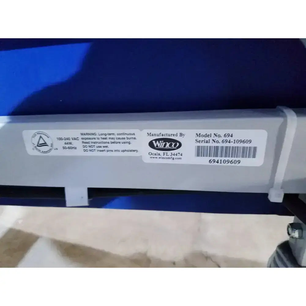 Winco 694 Care Recliner Dialysis chair +Back Massager Vibrate +Side Trays Patient Recliner Chair, second-hand product photo 10