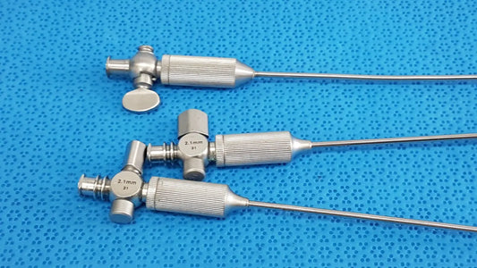 Reuse Medical Wolf 8302.08 Laparoscopic Veres Cannula – Stainless Steel Surgical Tool lot of 3 Laparoscopic Instruments, second-hand product photo 1
