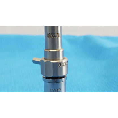 Silver metallic wolf 8853.41 170° arthroscopy endoscope orthopedic with engraved markings and hexagonal adjustment knob
