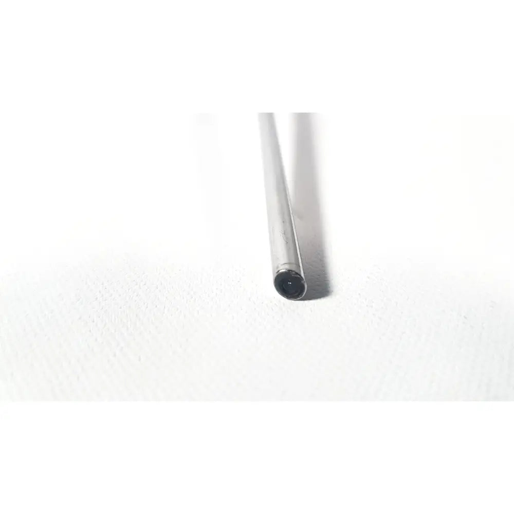 Wolf 8853.42 25 degree rigid arthroscope in metallic silver with smooth finish and darkened circular end
