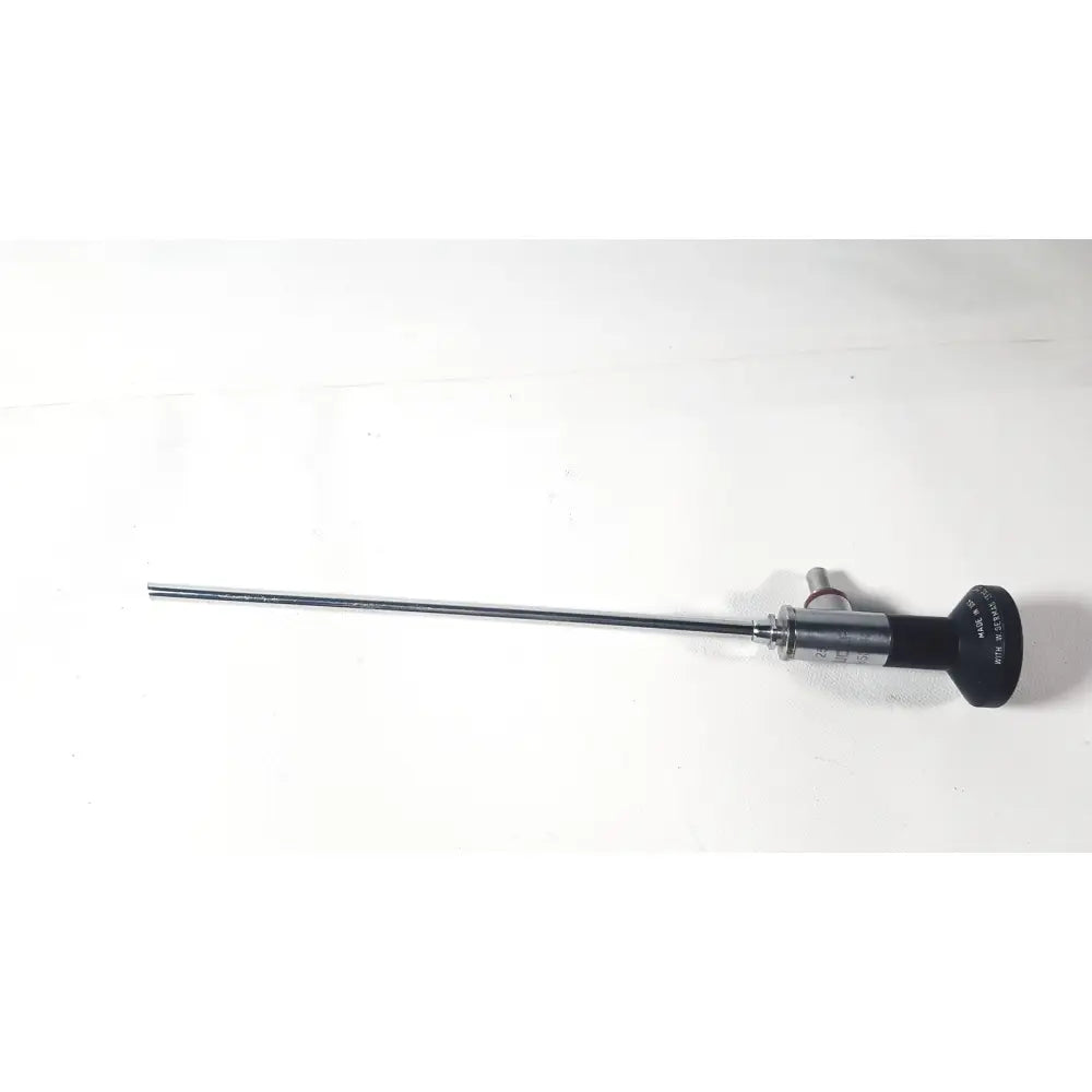 Black-handled wolf 8853.42 25 degree rigid arthroscope with long slender metallic shaft for arthroscopic use