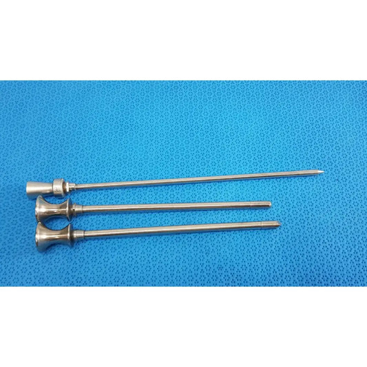 Reuse Medical Wolf 8855.19 Cannula Probe Insert – Stainless Steel Surgical Tool lot of 3 Surgical & Orthopedic Instruments, second-hand product photo 1