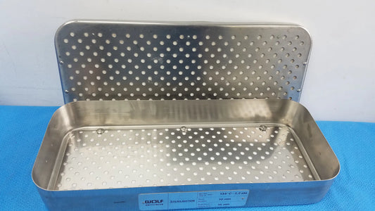Wolf Knittlingen Sterilization Case Tray With Lid Sterilization Case Tray, second-hand product photo 1