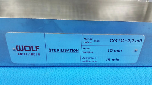 Wolf Knittlingen Sterilization Case Tray With Lid Sterilization Case Tray, second-hand product photo 2
