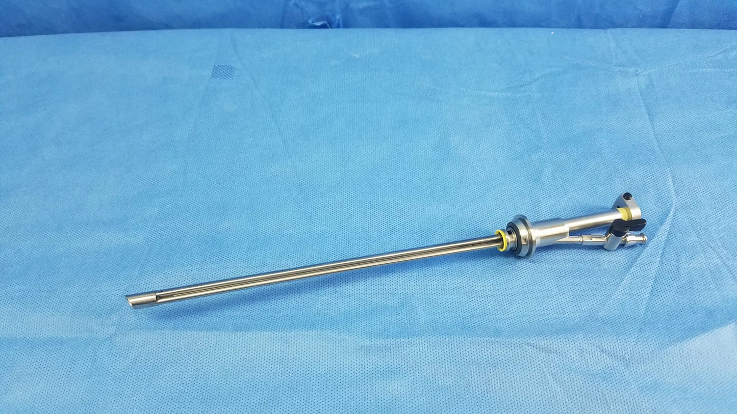 Silver working insert endoscopic instrument with long shaft and articulated head in olympus sterilization tray
