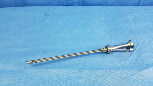 Silver working insert endoscopic instrument with long shaft and articulated head in olympus sterilization tray