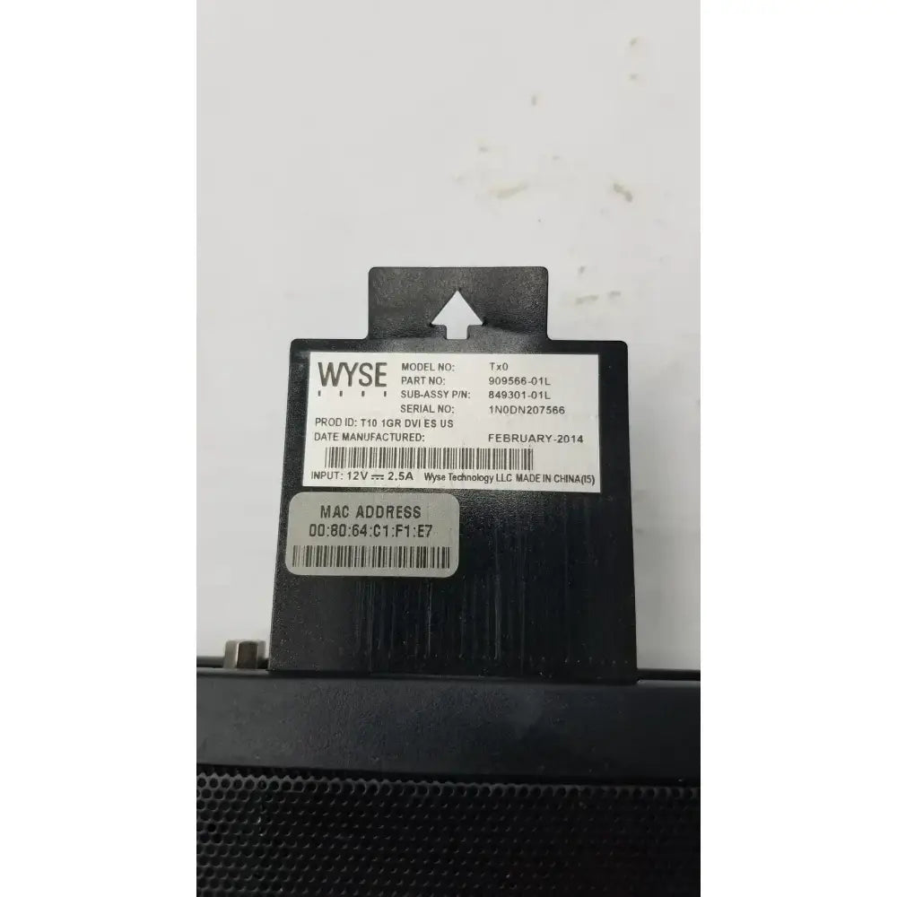Wyse Tx0 T10 1GR DVI Thin Client 909566-01L Thin Client, second-hand product photo 5