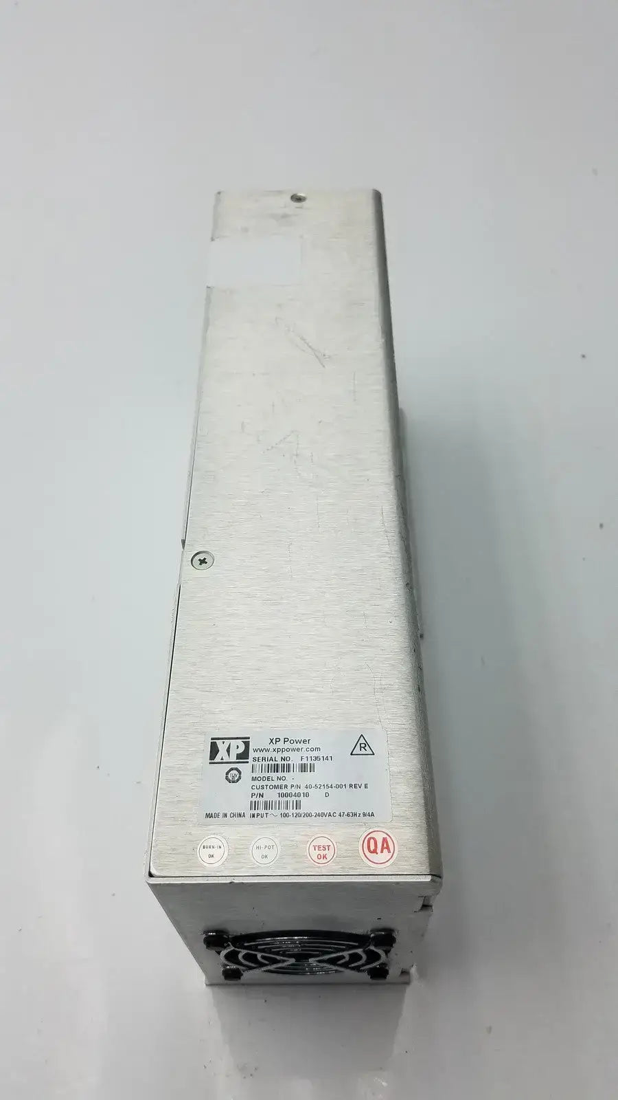 X Power 40-52154-001 Rev E Power Supply, Serial No F1135141 Power Supply, second-hand product photo 1
