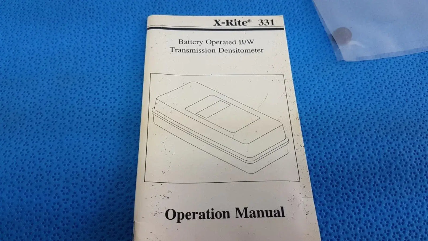 X-Rite 331 Transmission Densitometer – Battery Operated Precision Measuring Device Transmission densitometer, second-hand product photo 6