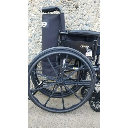 Reuse Medical Equipment X4 Transport Wheelchair by Drive Medical – Foldable & Lightweight Wheelchair, second-hand product photo 2