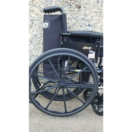 Reuse Medical Equipment X4 Transport Wheelchair by Drive Medical – Foldable & Lightweight Wheelchair, second-hand product photo 2
