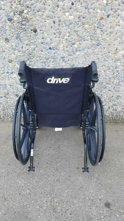 Reuse Medical Equipment X4 Transport Wheelchair by Drive Medical – Foldable & Lightweight Wheelchair, second-hand product photo 16