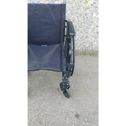Reuse Medical Equipment X4 Transport Wheelchair by Drive Medical – Foldable & Lightweight Wheelchair, second-hand product photo 10