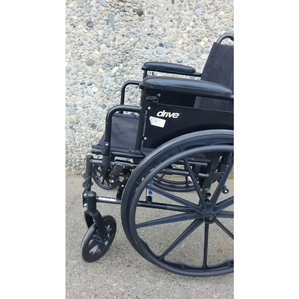 Reuse Medical Equipment X4 Transport Wheelchair by Drive Medical – Foldable & Lightweight Wheelchair, second-hand product photo 15