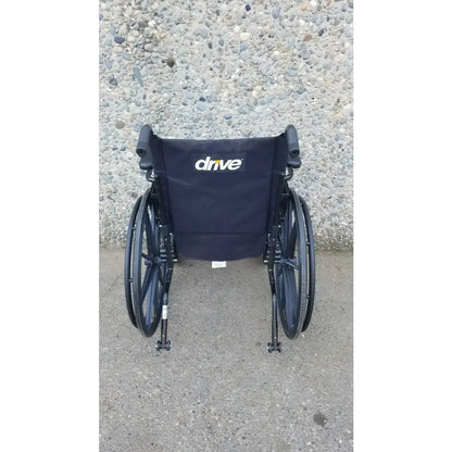 Reuse Medical Equipment X4 Transport Wheelchair by Drive Medical – Foldable & Lightweight Wheelchair, second-hand product photo 16