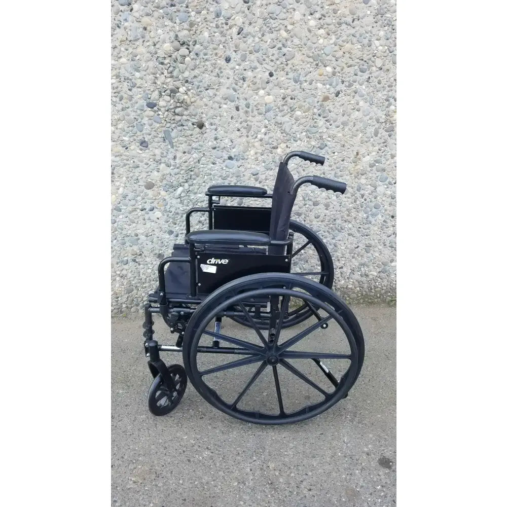 Reuse Medical Equipment X4 Transport Wheelchair by Drive Medical – Foldable & Lightweight Wheelchair, second-hand product photo 12
