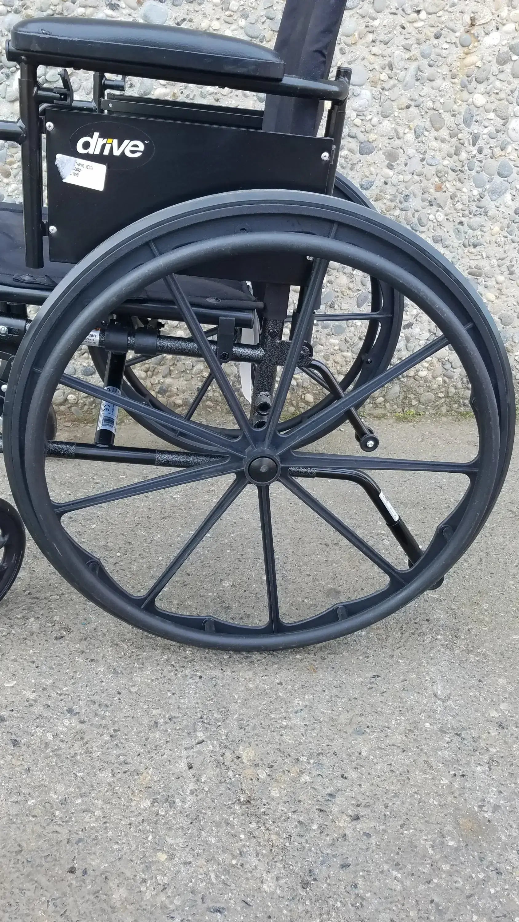 Reuse Medical Equipment X4 Transport Wheelchair by Drive Medical – Foldable & Lightweight Wheelchair, second-hand product photo 14