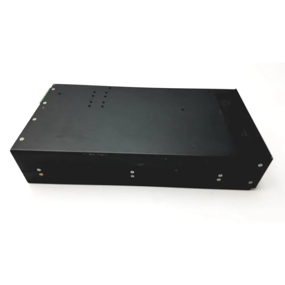 Black rectangular metal Xantrex XHR 60-10 power supply single output 60V 10A with silver screws and ventilation holes