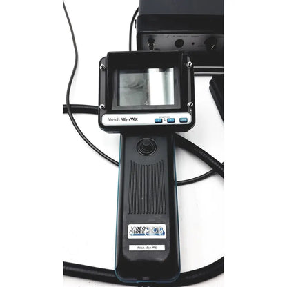 Black welch allyn xl240lsa video probe with small screen and textured grip handheld unit for medical use