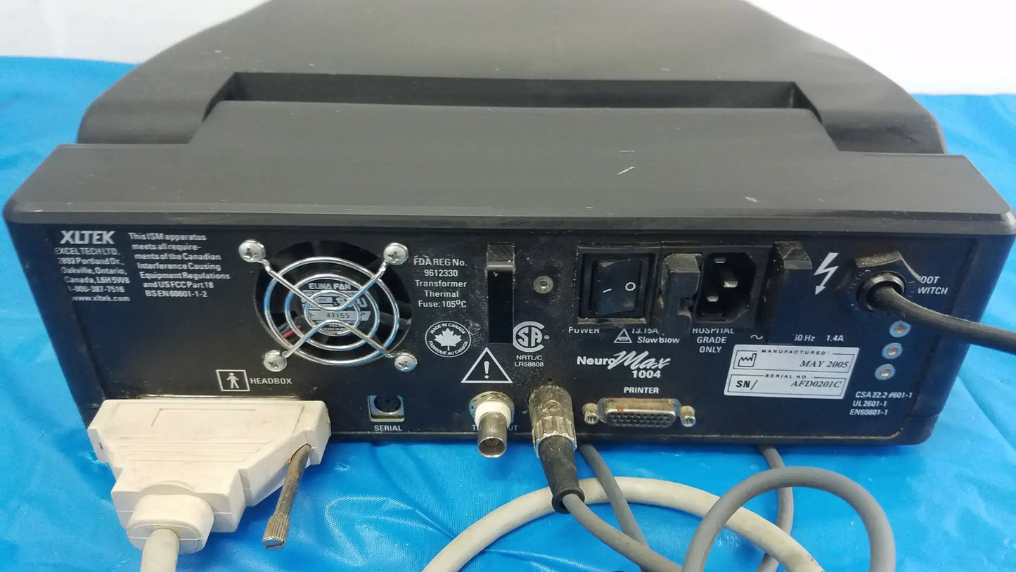XLTEK NeuroMax 1004 EMG System with 4-Channel Pre-Amplifier Stim Probe & Pedal Electromyography diagnostic system, second-hand product photo 4