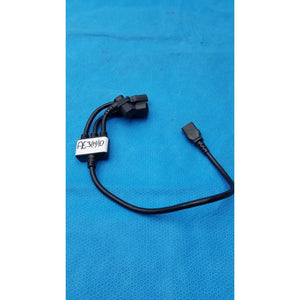 سلك تقسيم طاقة Yung Li YC-12 IEC C14 إلى ثلاثي C13 أنثى ثلاثي الاتجاهات