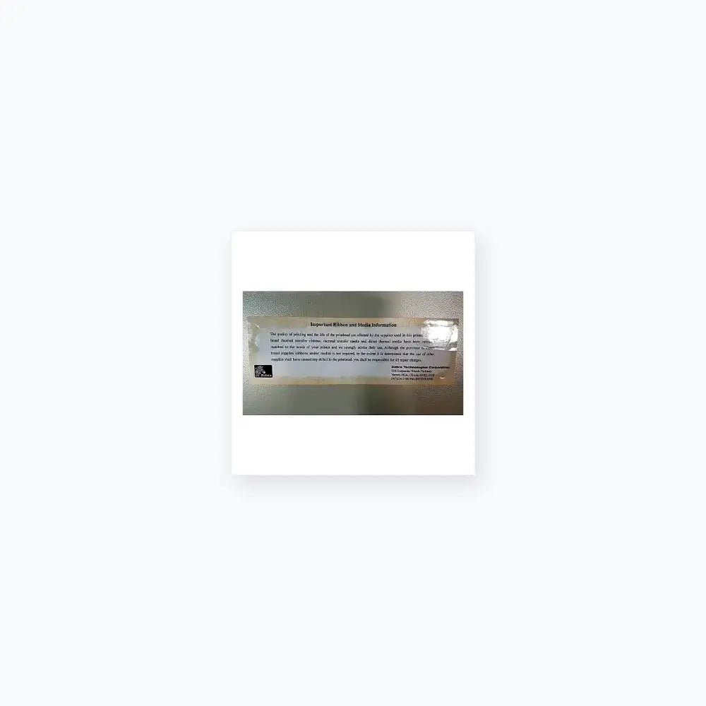 Zebra 105SL Thermal Label Printer Thermal Label Printer, as-is (for parts) product photo 9