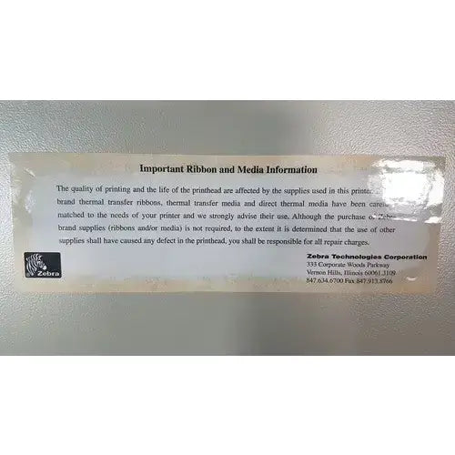 Zebra 105SL Thermal Label Printer Thermal Label Printer, as-is (for parts) product photo 9