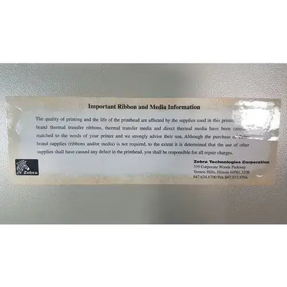 Zebra 105SL Thermal Label Printer Thermal Label Printer, as-is (for parts) product photo 9