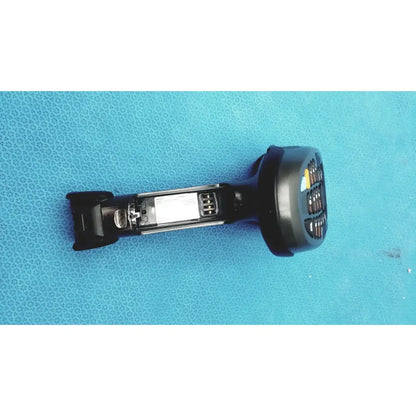 Black zebra barcode scanner mt2070-sd4d62370wr handheld device with numeric keypad and battery compartment with charger
