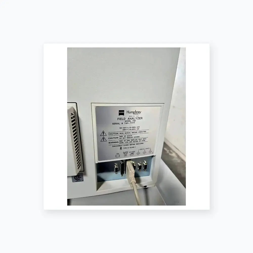 Zeiss Humphrey Visual Field Analyzer Model 740 Visual Field Analyzer, second-hand product photo 9
