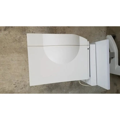 White plastic visual field analyzer with curved front panel and side access door zeiss humphrey model 740