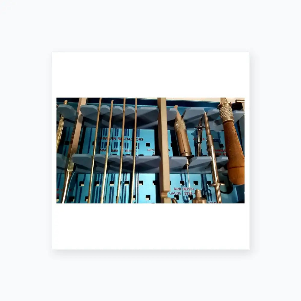 Zimmer Mini Fragment Set 2600-07 Fracture Management Surgical Instrument Set, second-hand product photo 12