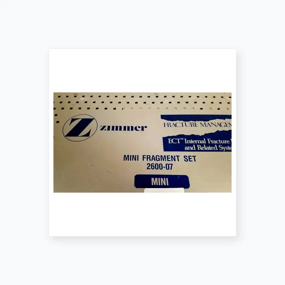 Zimmer Mini Fragment Set 2600-07 Fracture Management Surgical Instrument Set, second-hand product photo 3