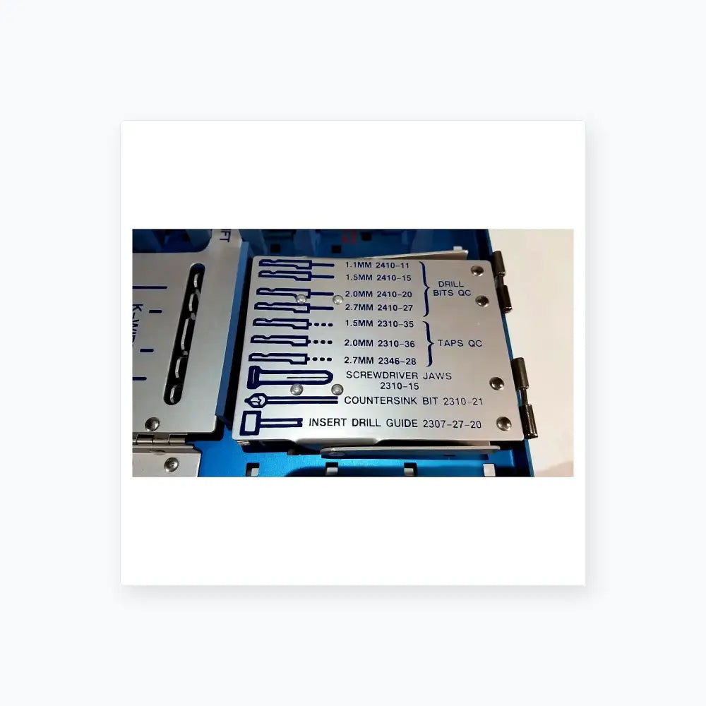Zimmer Mini Fragment Set 2600-07 Fracture Management Surgical Instrument Set, second-hand product photo 21