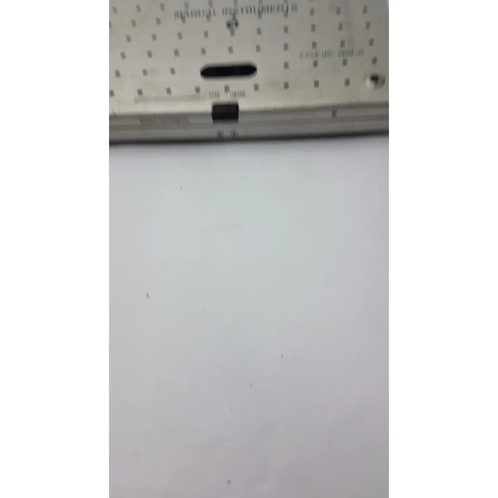 Stainless steel led panel with circular lights and cutouts in zimmer 2800-95 fracture management manual instruments case